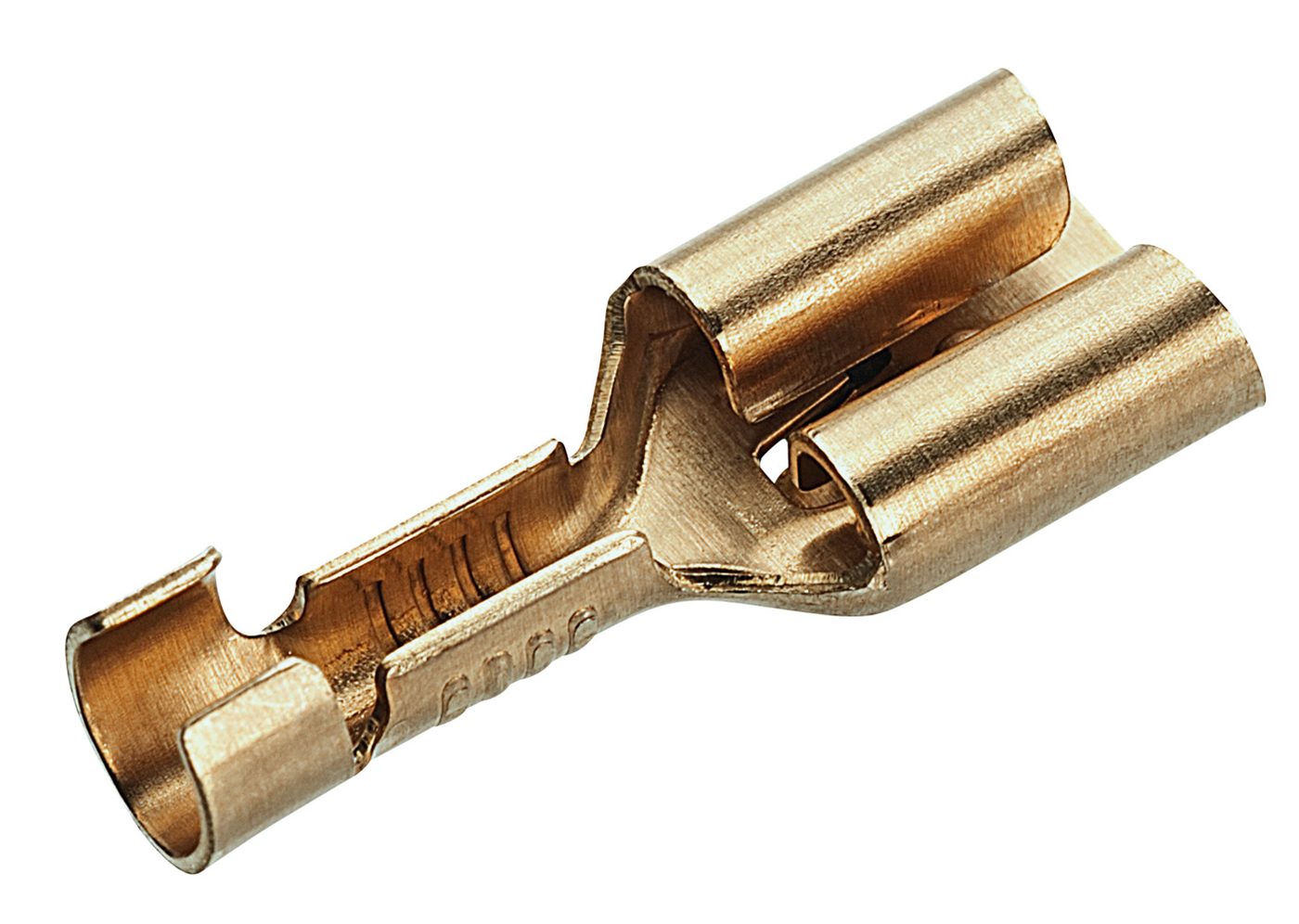 Ổ cắm phẳng với kết nối dẫn điện bên, tiết diện 1.5 - 2.5 mm², kích thước phích cắm 6.3 x 0.8 mm