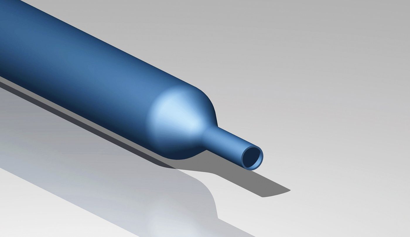 Ống co nhiệt 2:1, xanh, mỏng, Ø 3.5/1.5 mm, dài 11.5 m