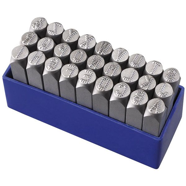 Bộ đục chữ chấm bi P012LP, 27 ký tự độ cứng 58-60HRC - FERVI P012LP