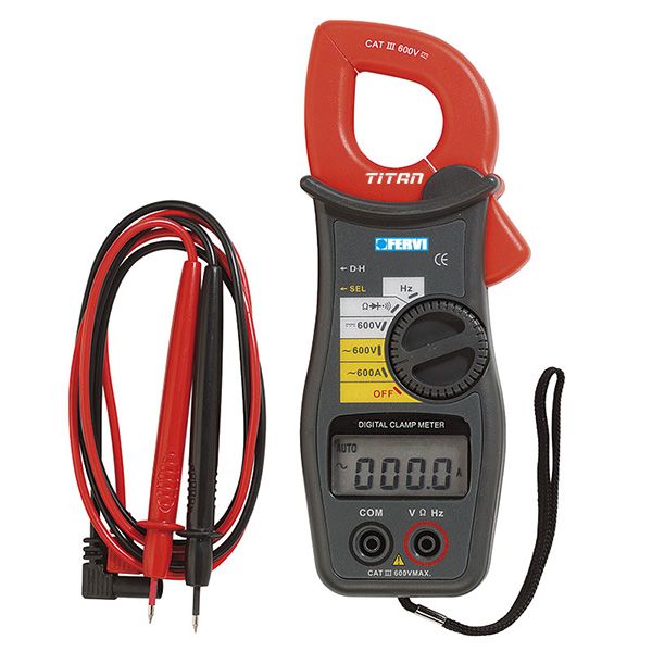 Ampere kẹp FERVI P080, đo cường độ dòng điện, điện áp, điện trở.