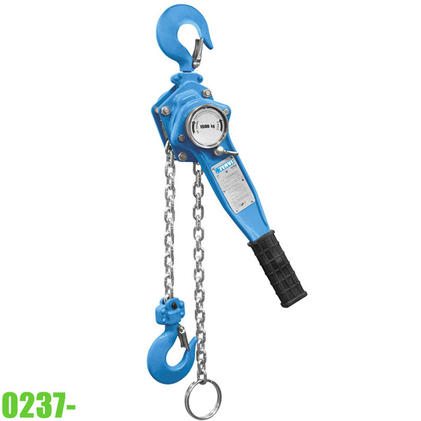 Palang xích lắc tay 500kg - 1 tấn, 1.5 mét FERVI 0237 - Italia