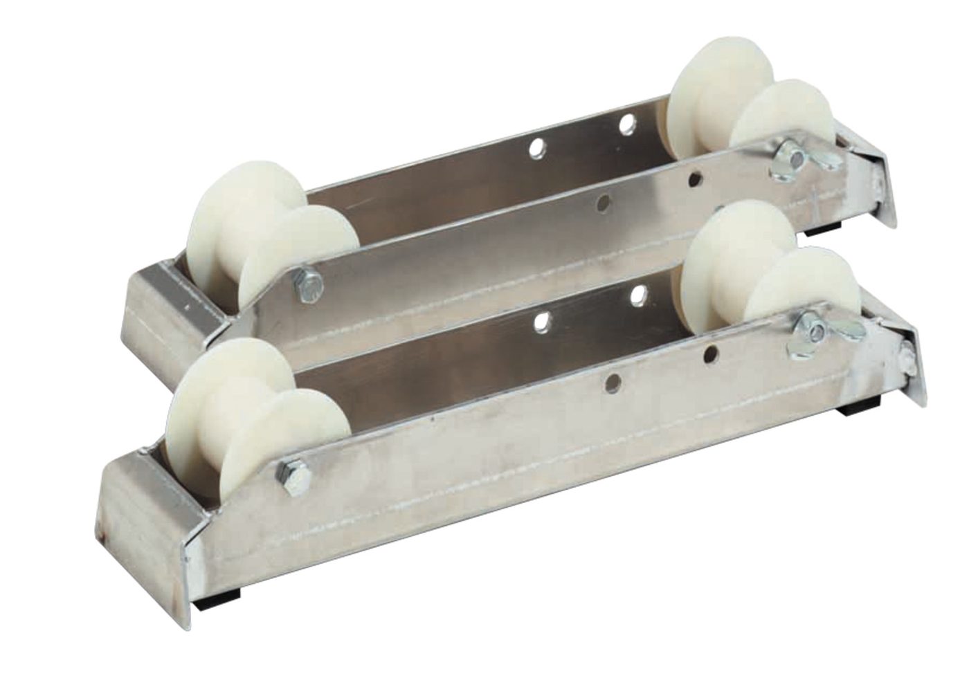 Ray lăn nhôm với con lăn nhựa