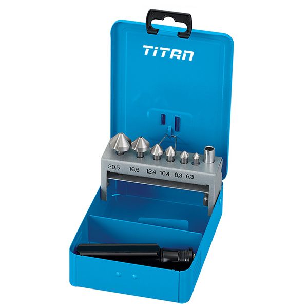 Bộ mũi khoét kim loại FERVI S026/06-20SM, chuôi lục giác 6.3mm