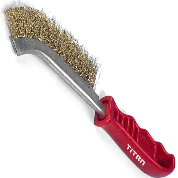 Bàn chải thép SMCx cầm tay, dài 275 mm. FERVI Italia