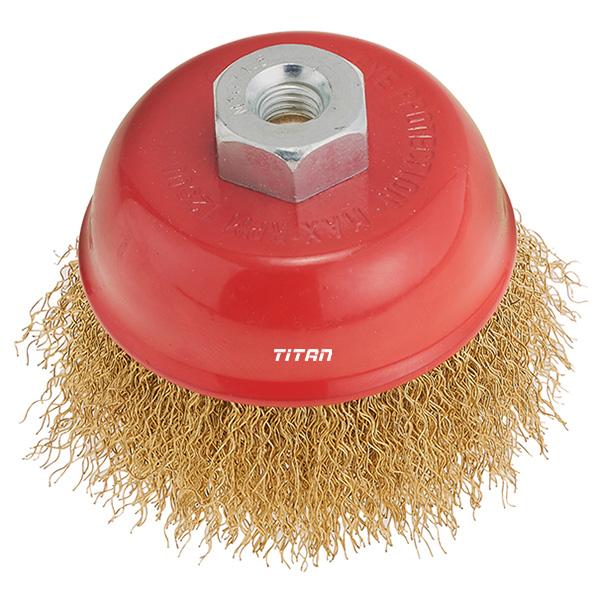 Bàn chải sắt tròn STFx, ø60-120mm, size bulong M14. FERVI Italia thumbnail 2