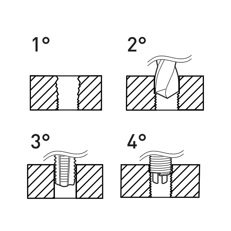 Bộ sửa ren F-Coil hệ inch BSW FERVI E011-BSW, 1/4 inch đến 1/2 inch, 115 chi tiết thumbnail 2