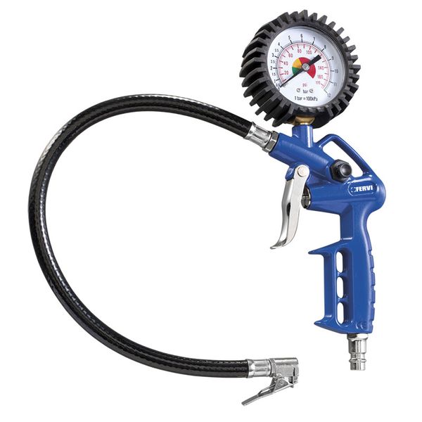 Súng bơm lốp xe hơi FERVI W021PG, xe máy, chuyên cho garage, bảo dưỡng sửa chữa