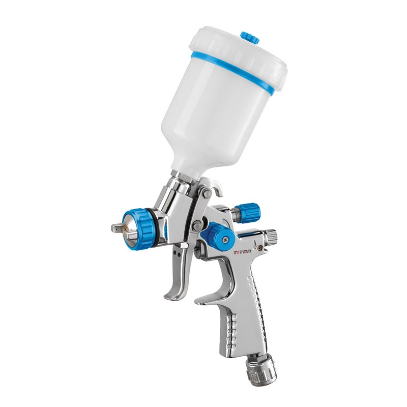 Súng phun sơn FERVI A902A bằng khí nén kiểu gravity feed