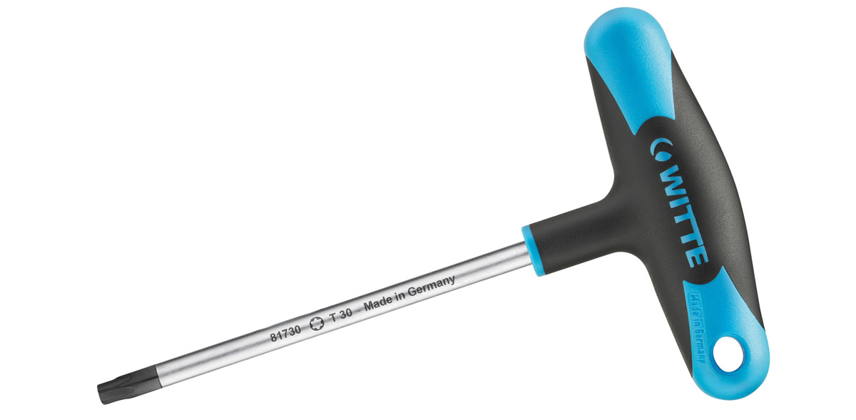 Tay vặn chữ T đầu sao WITTE 81700, T9-T50, Germany