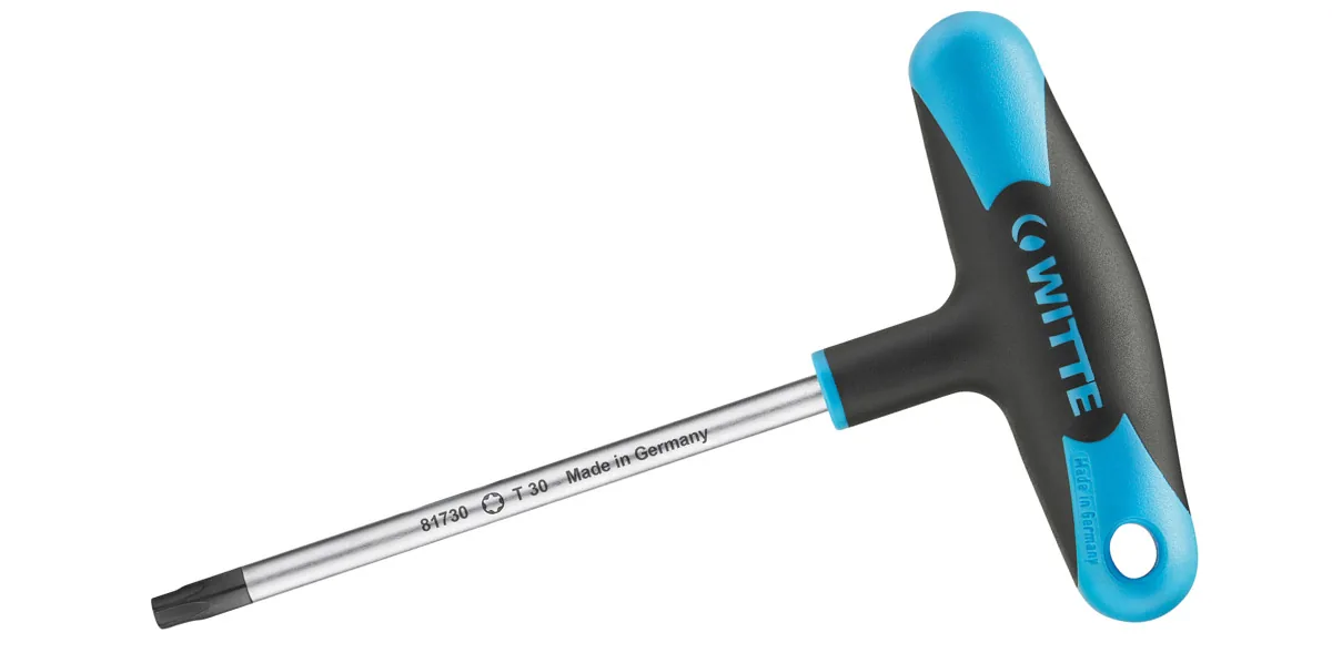 Tay vặn chữ T đầu sao WITTE 81700, T9-T50, Germany