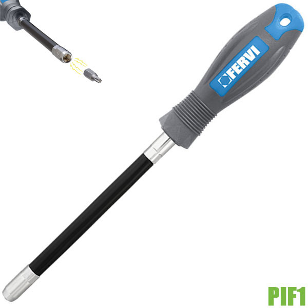 Tay vặn đầu vít PIF1, có nam châm, dài 265mm FERVI Italia