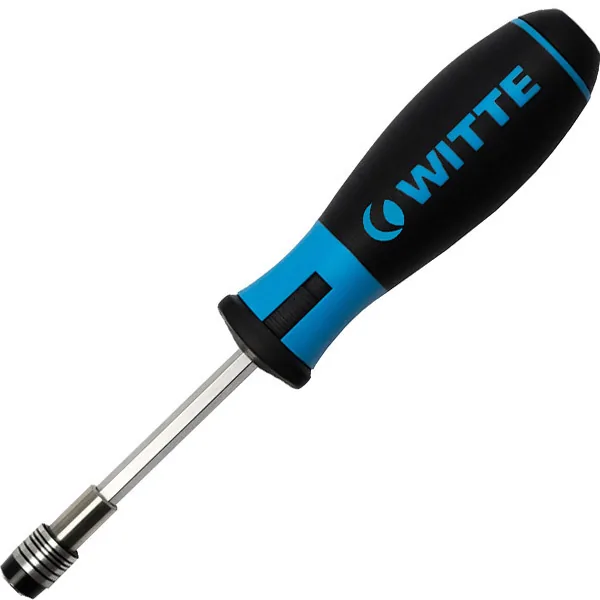 Tay vặn vít đa năng 468023, gồm 6 mũi bake và hoa thị Pro WITTE thumbnail 4