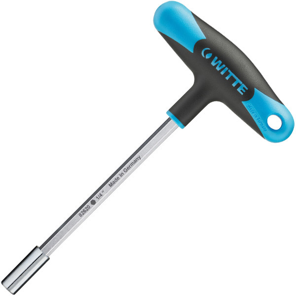 Tay vặn vít chữ T 82620, đầu lục giác 1/4 inch có nam châm WITTE thumbnail 2