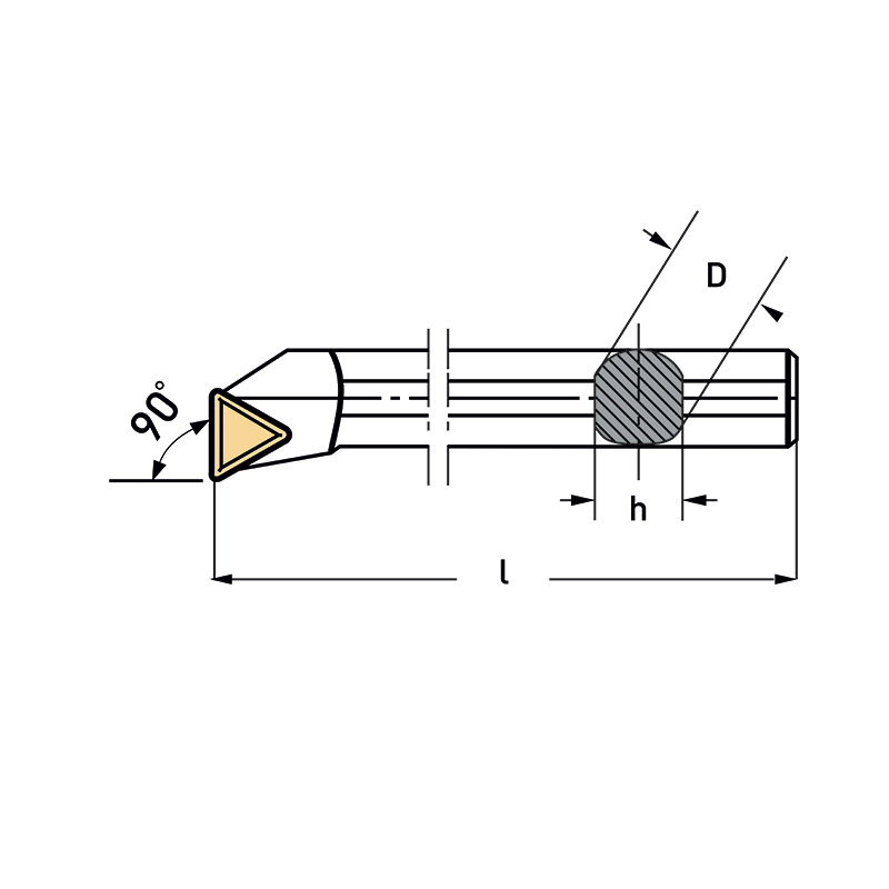SOLID BORING BAR SET 90° thumbnail 2
