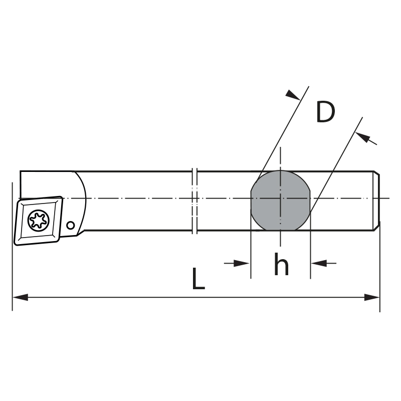 95° SOLID BORING BAR thumbnail 2