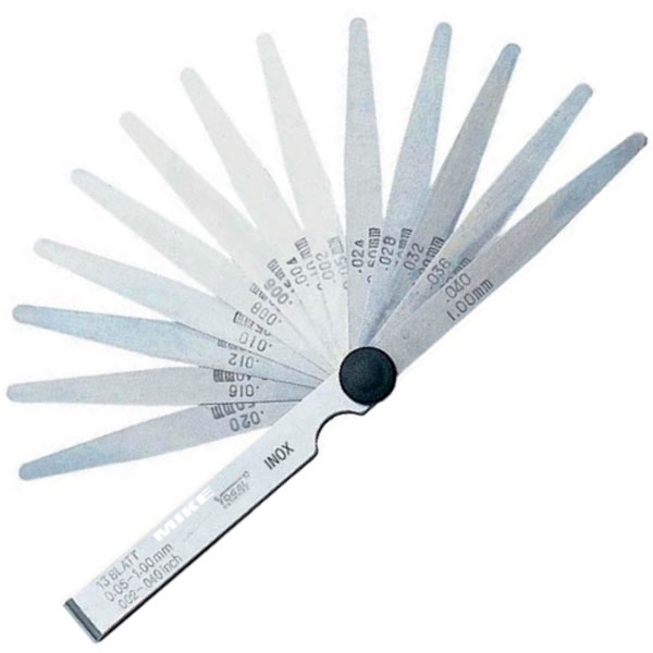 Thước căn lá inox 20 lá 0.05 - 1.0mm, dài 100mm
