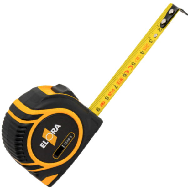Thước cuộn ELORA 1546-5, sợi thép 5m phủ nilon, vỏ nhựa
