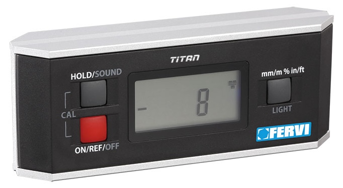 Thước đo góc nghiêng điện tử FERVI L090A, hiển thị LCD