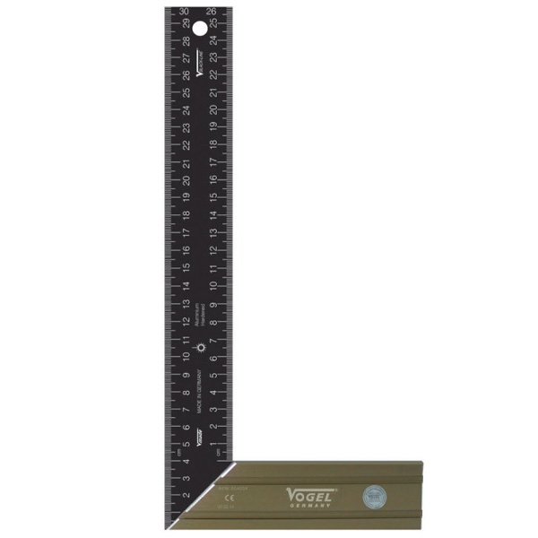 Thước ê ke thợ mộc hợp kim nhôm 200mm