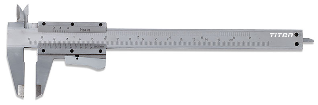 Thước kẹp cơ khí C057/150 FERVI, thang đo 150mm, chính xác 0.05mm