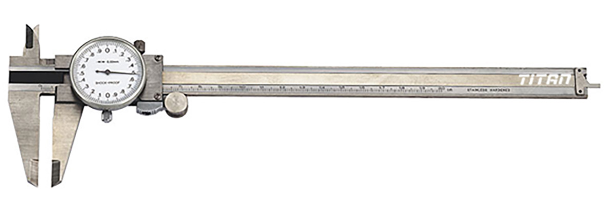 Thước kẹp đồng hồ 0-300mm C006- FERVI, độ chính xác 0.02mm