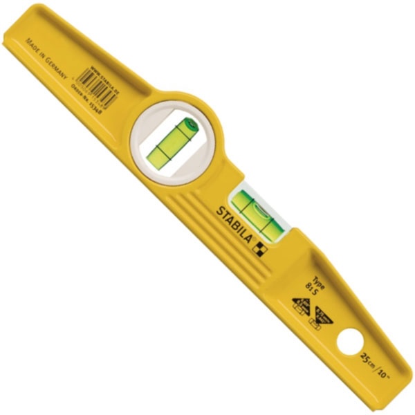 Thước thủy 25cm đế từ bằng đất hiếm, có túi đeo