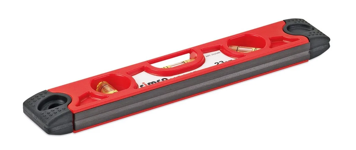 Thước thủy 230mm kiểu tàu ngầm torpedo, 3 bọt thủy Cimco 211540 thumbnail 3
