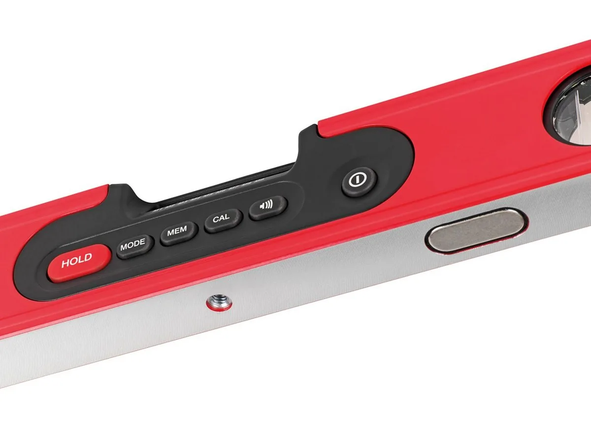 Professional magnetic spirit level, digital, with laser pointer thumbnail 6