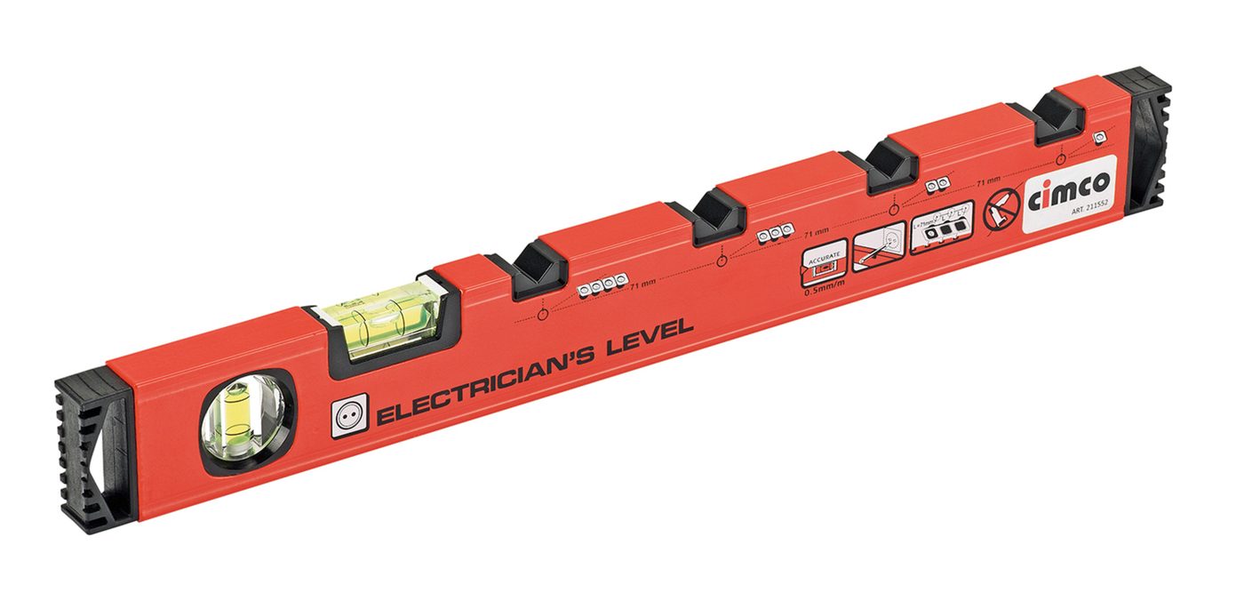 Electrician's spirit level