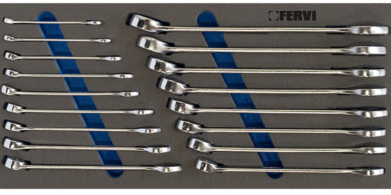 Bộ cờ lê vòng miệng cho tủ dụng cụ FERVI Italia
