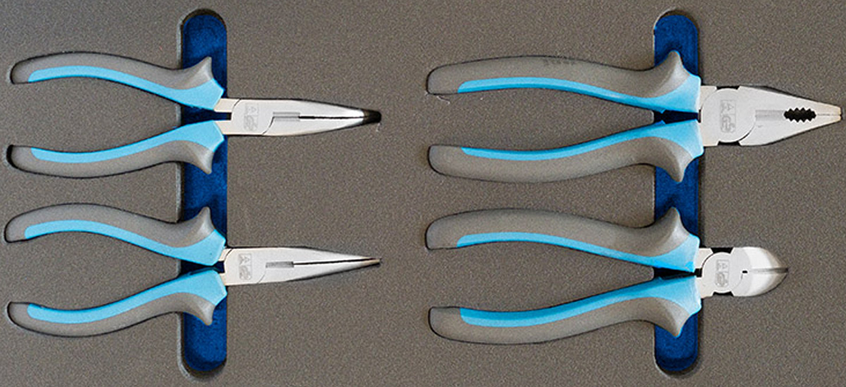 Bộ kềm 4 chi tiết cho tủ đựng dụng cụ