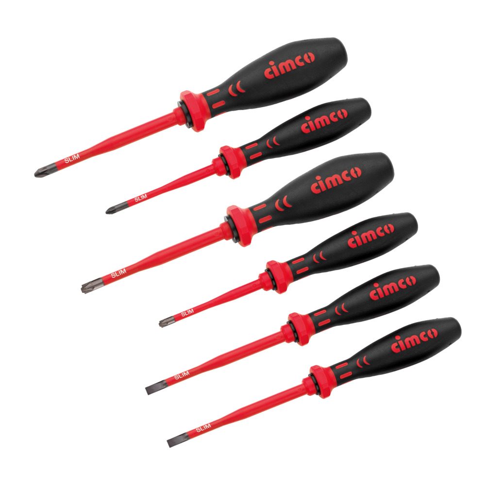 Bộ tô vít Phillips VDE mỏng, 6 món