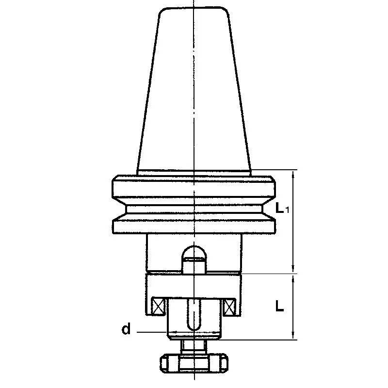 Trục gá dao phay áo chuôi BT MAS-403 FERVI, Ø16 đến Ø40 mm thumbnail 2