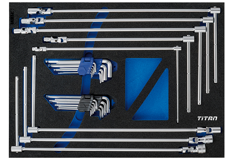 Bộ tay vặn chữ T TM01/010, có khớp xoay vạn năng cho tủ đồ nghề