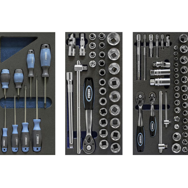 Tủ đồ nghề FERVI C900/CC01, bao gồm 113 chi tiết, 6 ngăn kéo thumbnail 2