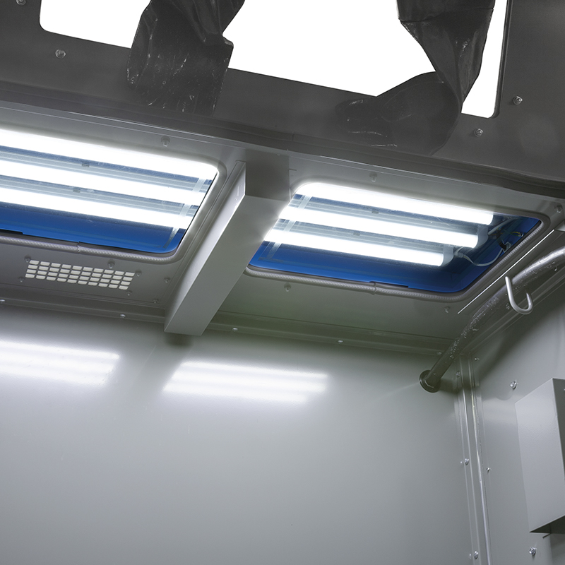 Tủ phun cát áp suất với 2 bộ thu bụi thumbnail 4