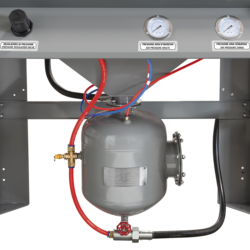 Tủ phun cát áp suất với 2 bộ thu bụi thumbnail 8