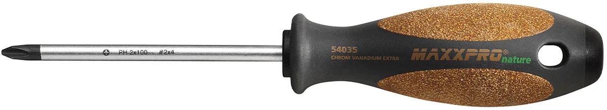 tuốc nơ vít 4 cạnh 54030 cán vỏ gỗ sồi