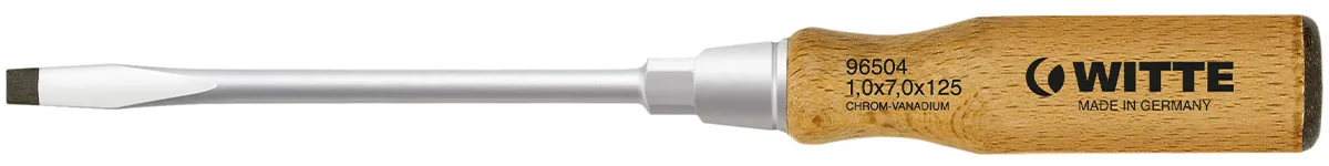 tua vít dẹt cán gỗ gốc lục lăng 96500