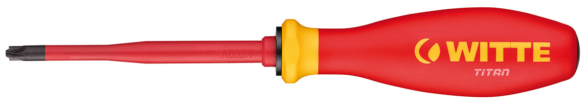 Tua vít dẹt hoa thị kết hợp PZ1 76035, PZ2 76036 dòng PRO VDE Slim của WITTE
