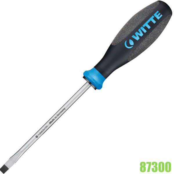 Tua vít dẹt 87300 cán sợi thủy tinh chuẩn DIN 5264 Pro WITTE