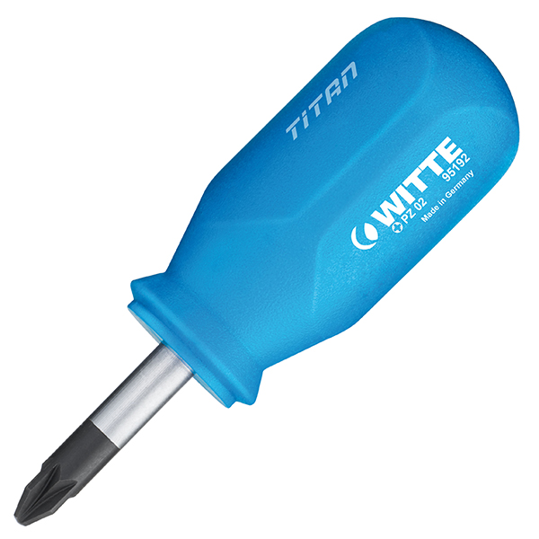 Tua vít hoa thị ngắn WITTE 95190 lưỡi dài 25mm