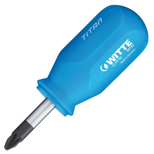 Tua vít hoa thị ngắn WITTE 95190 lưỡi dài 25mm