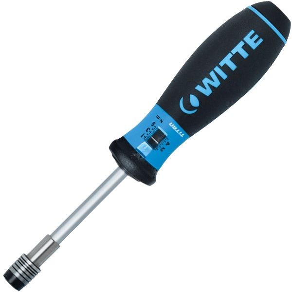 Tua vít lực WITTE 468014, chỉnh moment 1-5Nm, đầu gắn vít