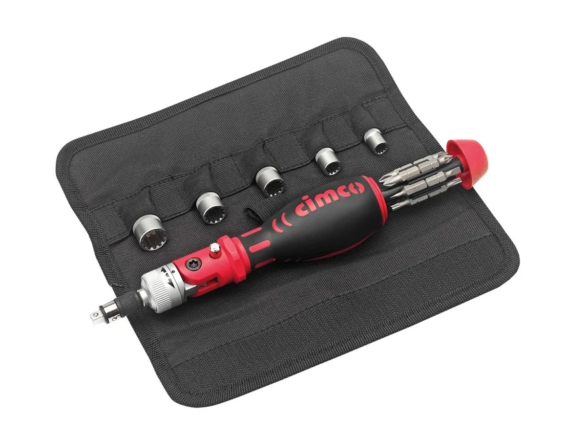 Ratchet screwdriver set 18-piece, roll-up pouch thumbnail 3