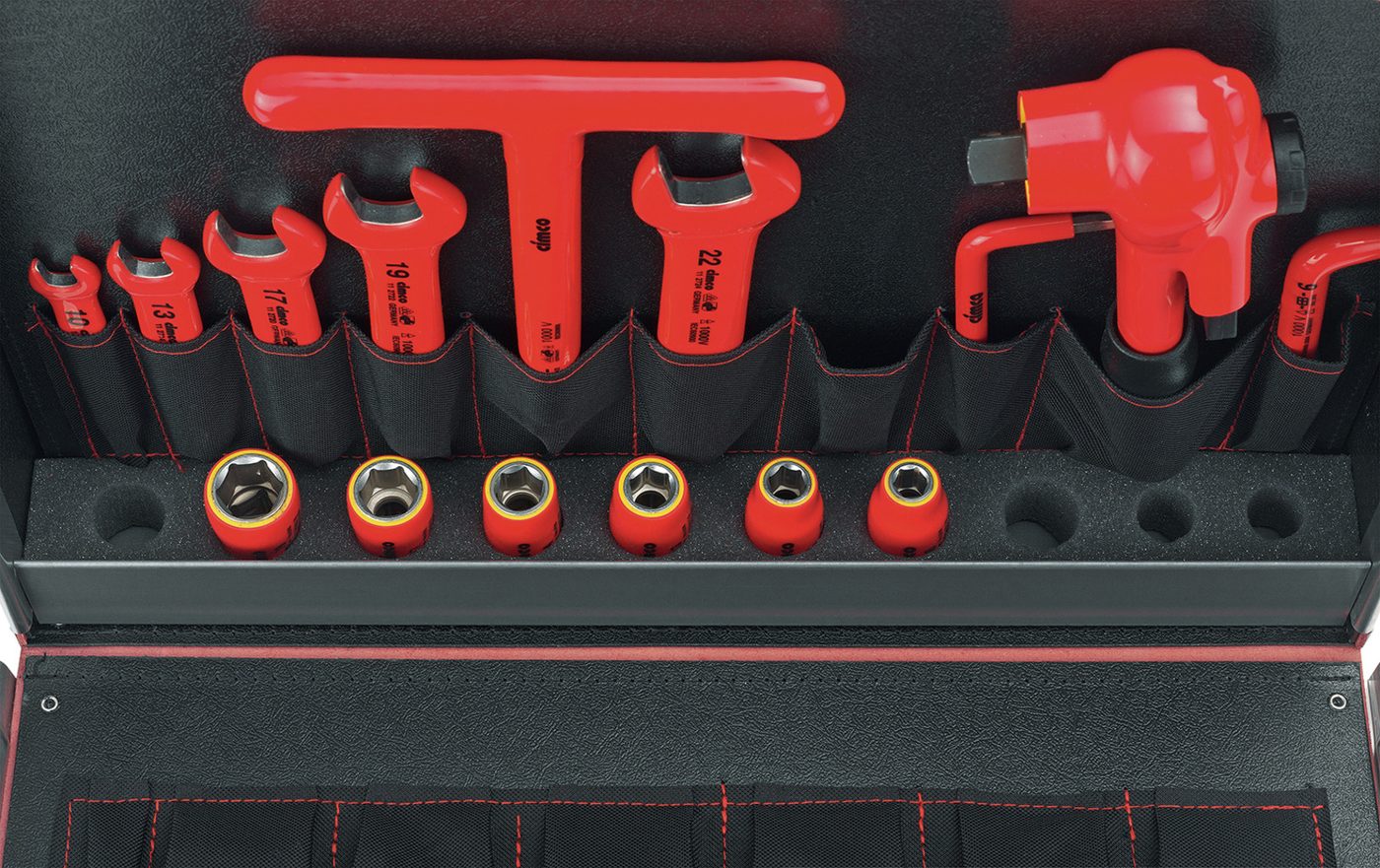 Hộp dụng cụ VDE, đỏ thumbnail 8