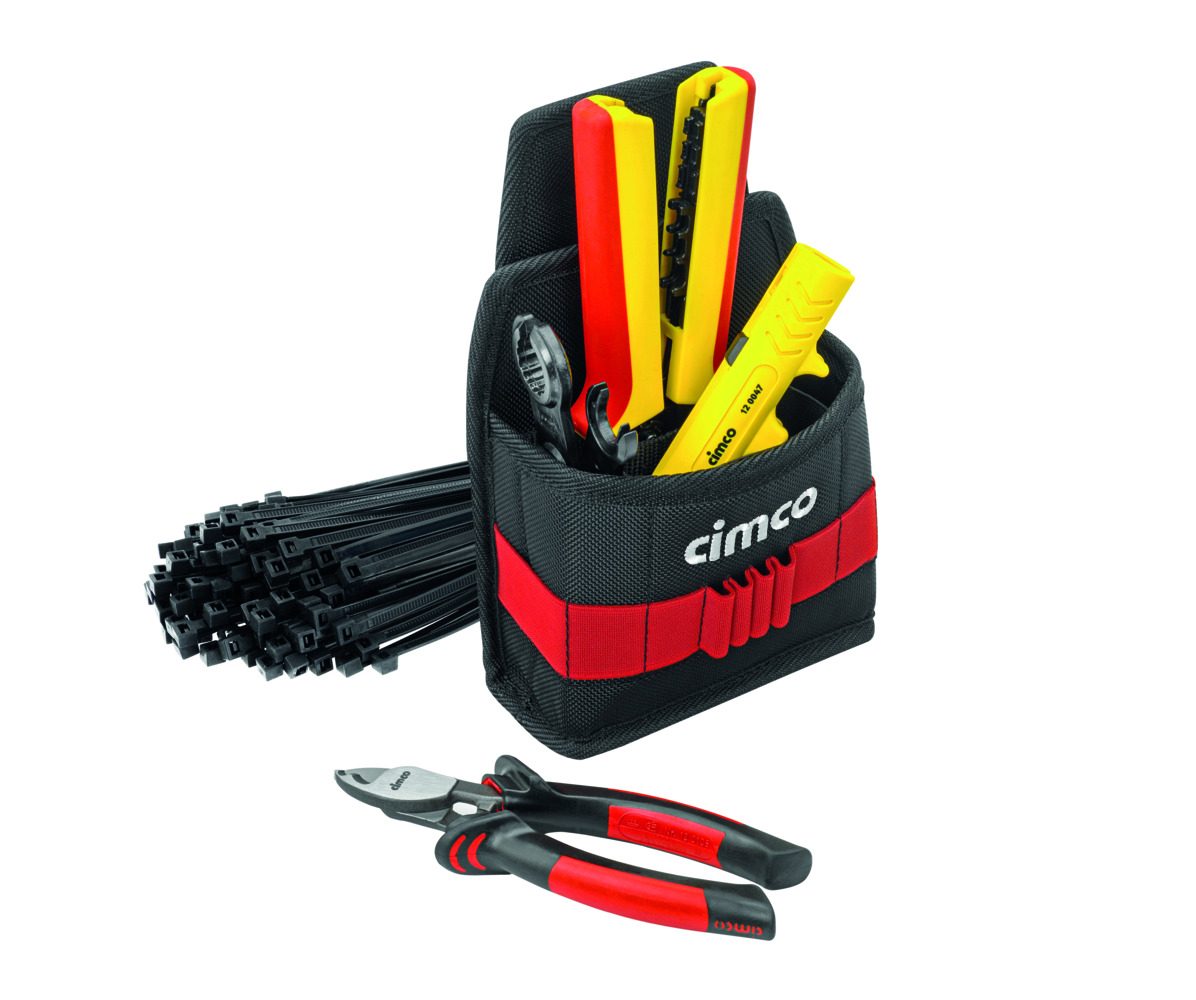 Túi đeo thắt lưng năng lượng mặt trời với chức năng xoay kèm 5 dụng cụ