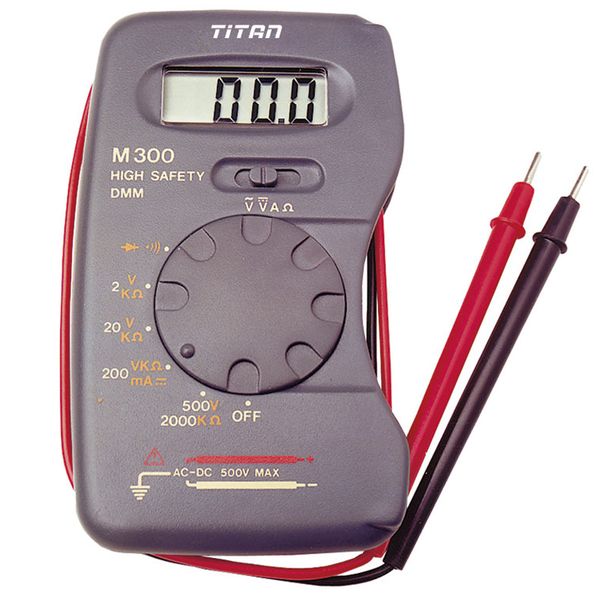 Vạn năng kế bỏ túi FERVI T051, đo điện áp DC/AC, dòng điện, điện trở