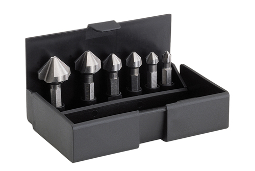 Countersink-bits 90° (set of 6 pcs.) 6.3 – 20.5 mm