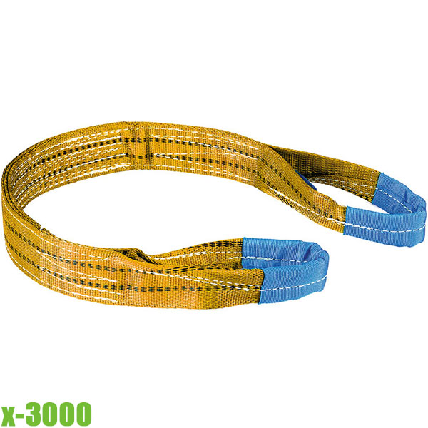 Cáp cẩu vải 3 tấn, 1-6 mét, hệ số an toàn 7:1 FERVI x-3000